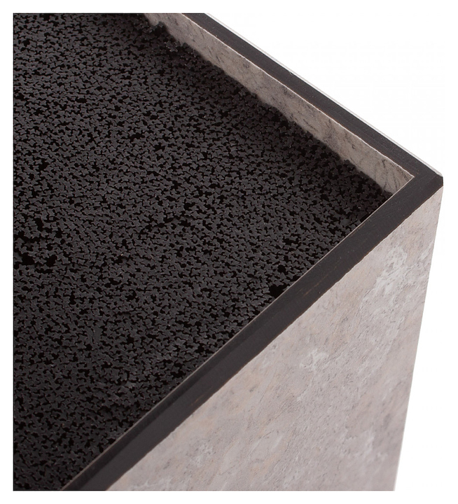 Подставка для ножей ComposeEat Fashion PDN114057OA4 11x11x24 см, белый мрамор