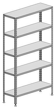 Стеллаж кухонный Марихолодмаш С-5-0,6/0,95/2,0