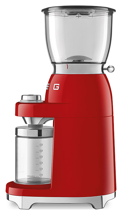 Кофемолка SMEG CGF11RDEU красная