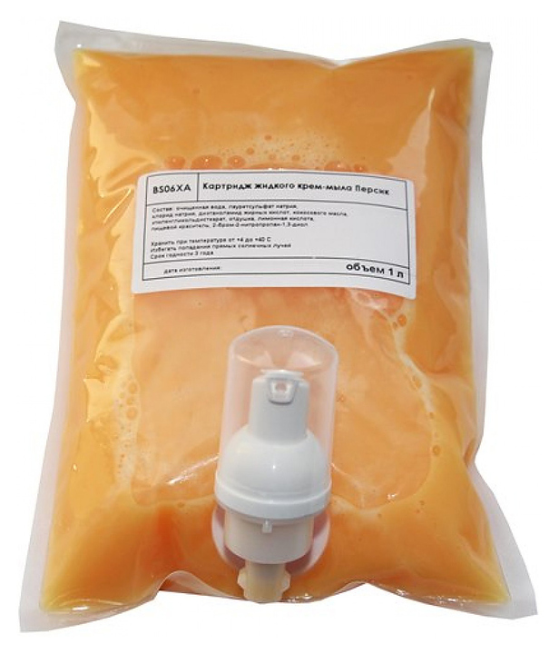 Комплект картриджей жидкого крем-мыла BINELE BS06XA (персик, 3x1 л, s-система)