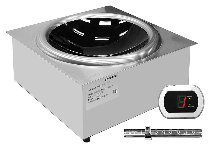 Плита индукционная встраиваемая Kocateq DC 3500M WOK drop in
