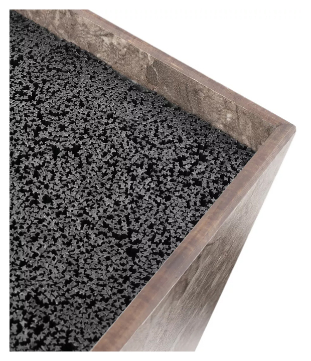 Подставка для ножей ComposeEat PDN104035OA4 10х10х23 см, мрамор коричневый