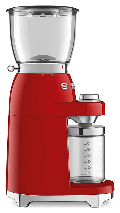 Кофемолка SMEG CGF11RDEU красная