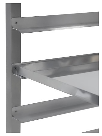 Тележка-шпилька для противней Luxstahl ТШГ-6 (600x400) нерж. с рабочей поверхностью