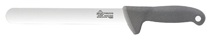 Нож для нарезки мяса MVQ Profi Color Messer F4255 l=35 см (нерж. сталь / пластик) с серой ручкой