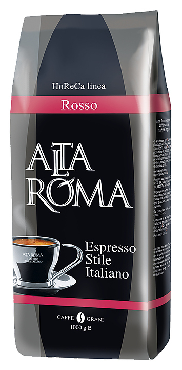 Кофе свежеобжаренный Alta Roma ROSSO (арабика, робуста, в зернах, 1 кг)