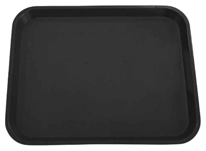Поднос прямоугольный ROAL пластиковый (435х345х20 мм) черный