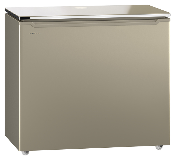 Ларь морозильный Hiberg PF 25 NFG золотистый
