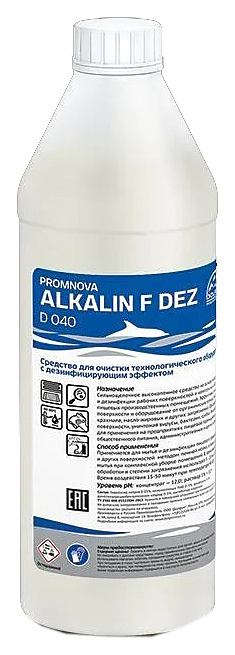 Средство дезинфицирущее моющее Dolphin ALKALIN F DEZ 1 л