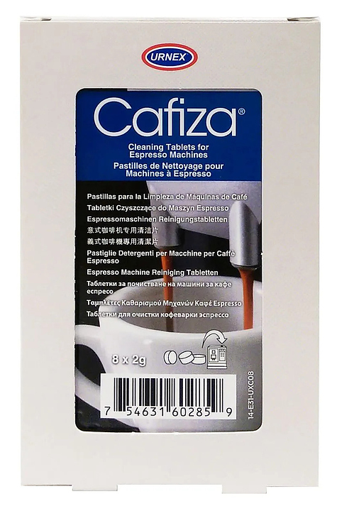 Таблетки для очистки эспрессо-машин URNEX Cafiza 8 шт.