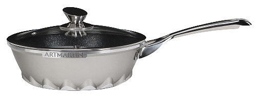 Сковорода WOK Kitchenstar SYB-F123CAK-0328D с крышкой 28 см