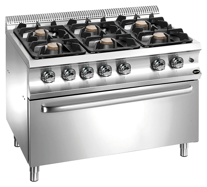 Плита газовая Apach Chef Line GLRRG129FEXXL