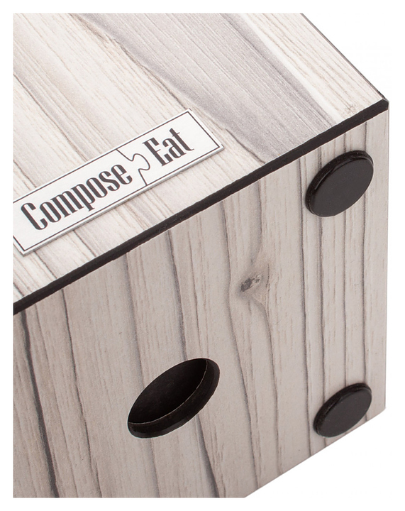 Подставка для ножей ComposeEat Fashion PDN112058OA4 11x11x24 см, белое дерево