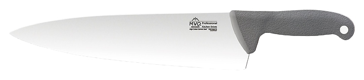 Нож шеф повара MVQ Profi Color Messer F4261 l=30 см (нерж. сталь / пластик) с серой ручкой