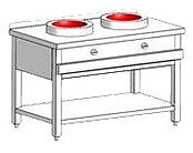 Плита индукционная Вулкан ETK-W 7329 ВОК