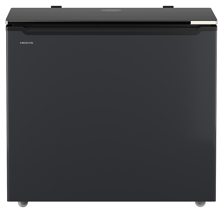 Ларь морозильный Hiberg PF 25 NFXd темно-серый