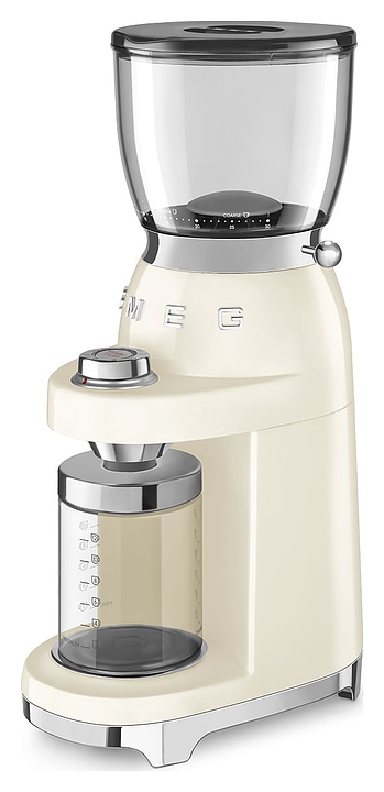 Кофемолка SMEG CGF11CREU кремовая