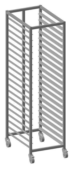 Тележка-шпилька Restoinox ТШCП-20 600х400