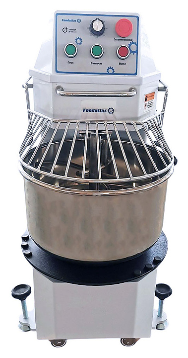 Тестомес спиральный Foodatlas THS-40 Eco (1 скорость)