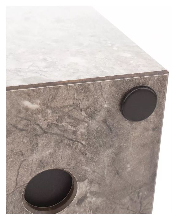 Подставка для ножей ComposeEat PDN104035OA4 10х10х23 см, мрамор коричневый