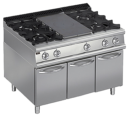 Плита газовая Apach Chef Line LRSTG129R4CS