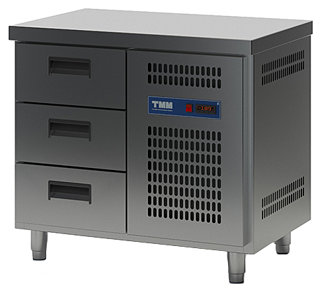 Стол холодильный ТММ СХСБ-К-1/3Я (945x600x870)