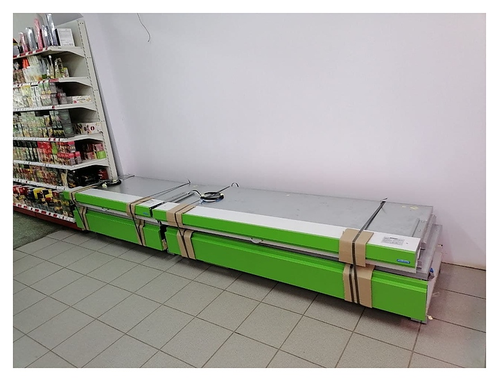 Горка холодильная гастрономическая Марихолодмаш София 195/71 ВХСп-3,75 (с комплектом ночных штор)