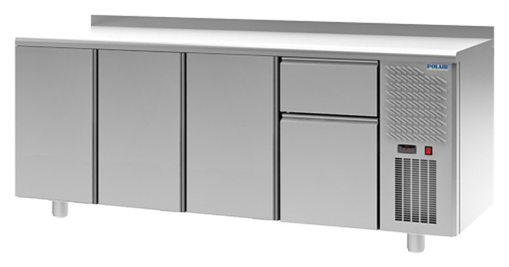 Стол холодильный POLAIR TM4-0001-G с бортом