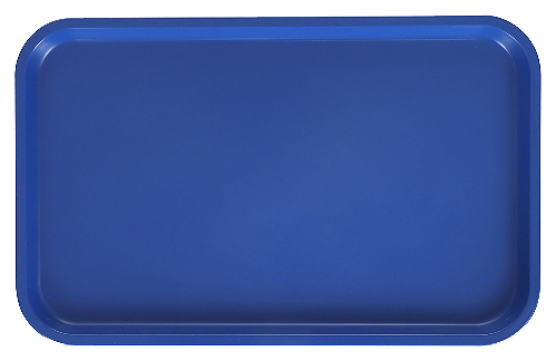 Поднос Клен 530х330 мм синий