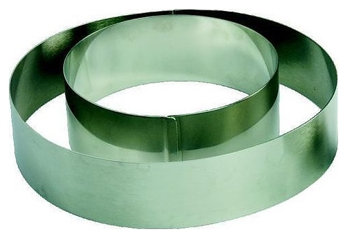 Форма кондитерская круглая MACO CRR15 Ø 10 см h=6 см (нерж. сталь)