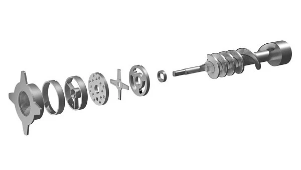 Волчок шнековый для измельчения мяса Hualian Machinery JR-D120