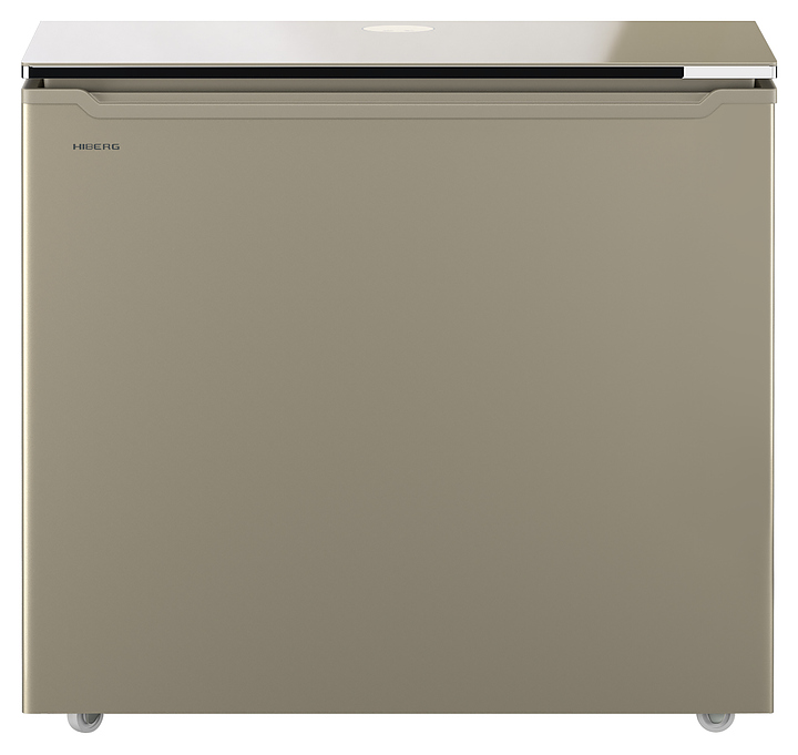 Ларь морозильный Hiberg PF 25 NFG золотистый