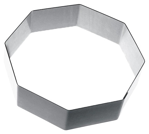 Форма для торта «восьмиугольник» Pujadas 766.016 l=16см (нерж. сталь)