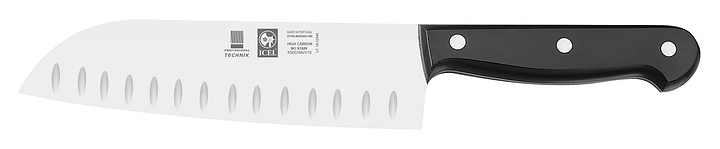 Нож японский для шефа ICEL Technik Santoku knife 27100.8685000.180 черный