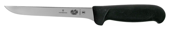 Нож обвалочный Victorinox 5.6303.15 Fibrox l=15 см (нерж. сталь / фиброкс) с черной ручкой