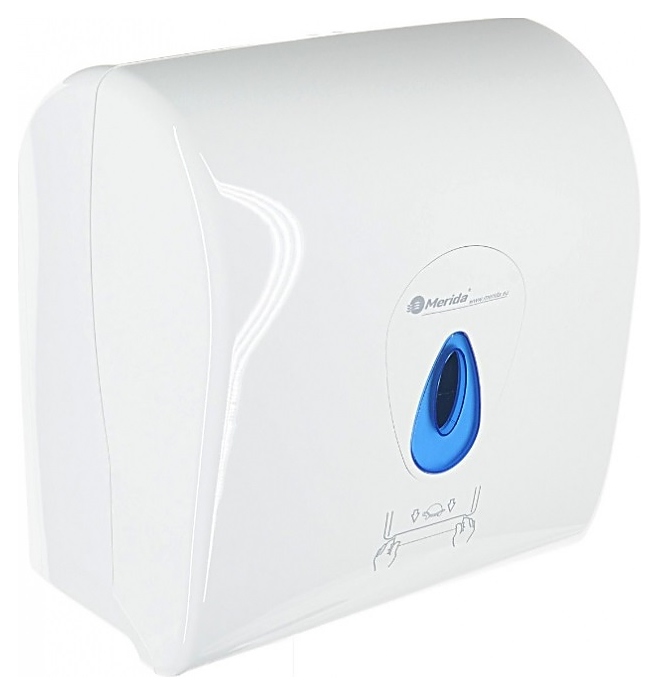 Диспенсер для бумажных полотенец Merida TOP MAXI CTN302 с синей каплей автоматический