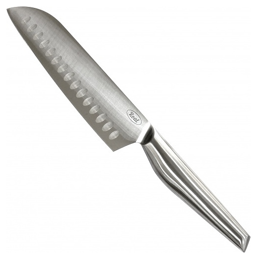 Нож сантоку ROAL Steell HL-H3124-4 l=18 cм с полой стальной рукояткой