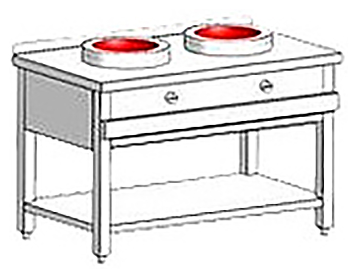 Плита индукционная Вулкан ETK-W 7329 ВОК