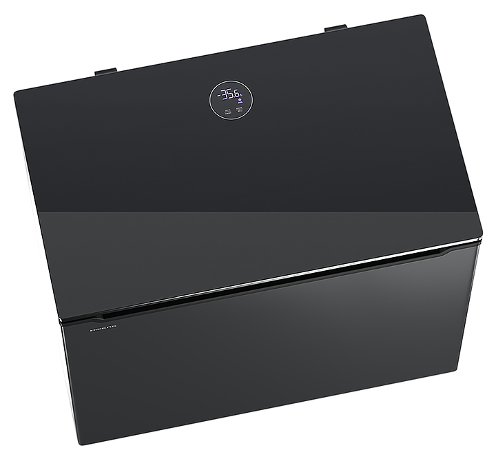 Ларь морозильный Hiberg PF 25 NFXd темно-серый