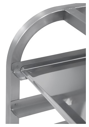 Тележка-шпилька для противней Luxstahl ТШГ-6 (600x400) нерж.