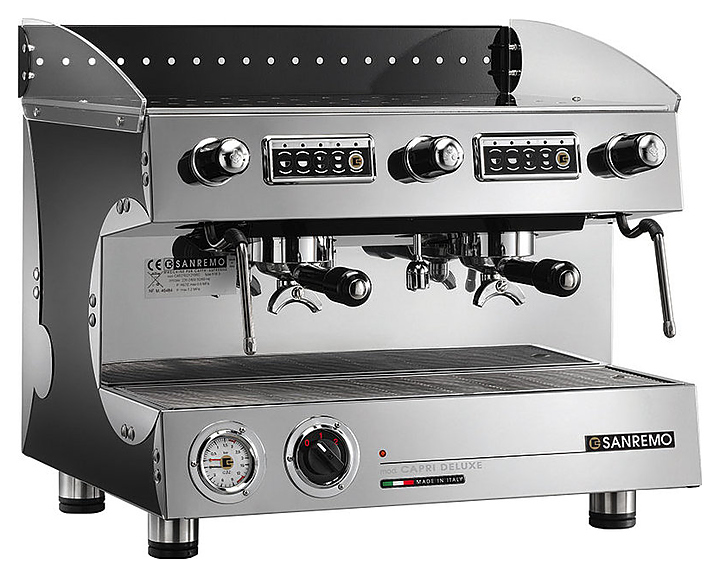 Кофемашина Sanremo Capri SAP DLX 2 гр. черная