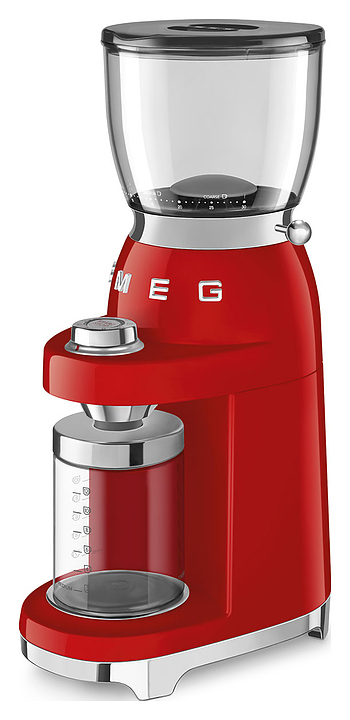 Кофемолка SMEG CGF11RDEU красная