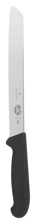 Нож для хлеба Victorinox 5.2533.21 Fibrox l=21 см (нерж. сталь / фиброкс) с черной ручкой