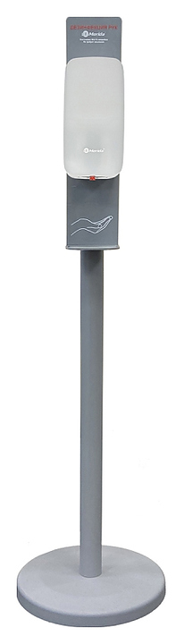 Мобильная стойка для дезинфекции рук Merida Классик с сенсорным диспенсером Harmony (1,2 л)