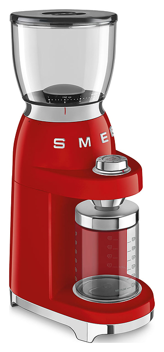 Кофемолка SMEG CGF11RDEU красная