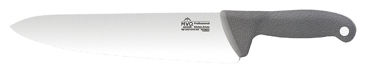 Нож шеф повара MVQ Profi Color Messer F4258 l=30 см (нерж. сталь / пластик) с серой ручкой