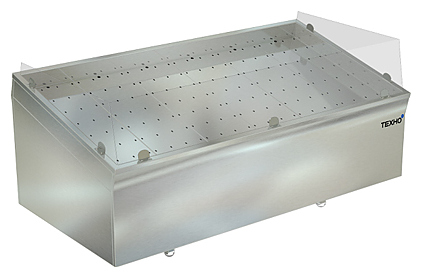 Стол производственный для выкладки рыбы на льду Техно-ТТ СП-601/2200Ф