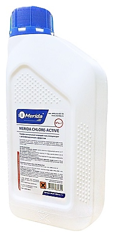 Средство моюще-дезинфицирующее Merida CHLORE-ACTIVE 4 В 1 MCA1, 1 л