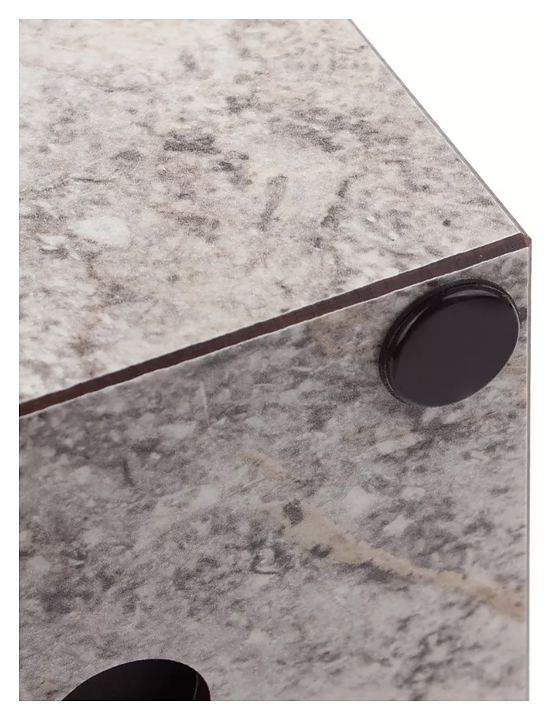 Подставка для ножей ComposeEat PDN103031OA4 10х10х23 см, мрамор серый