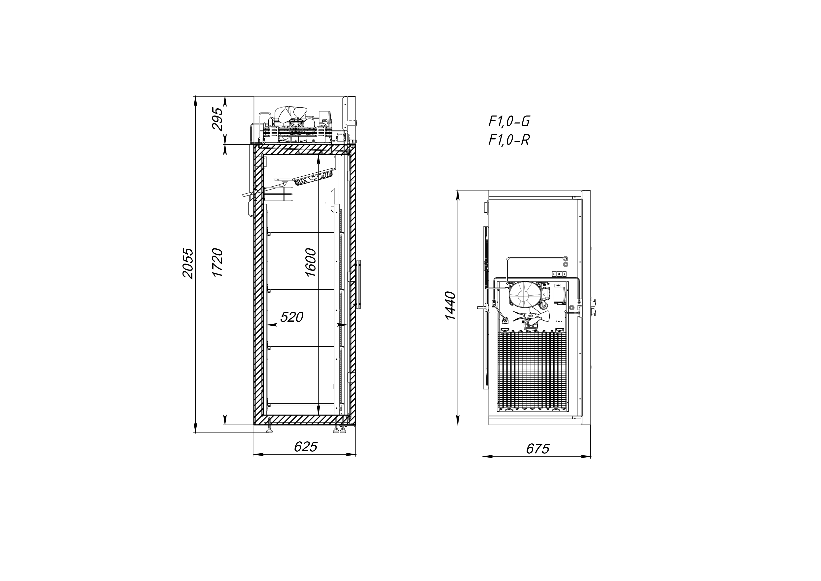 Шкаф морозильный ARKTO F1.0-G